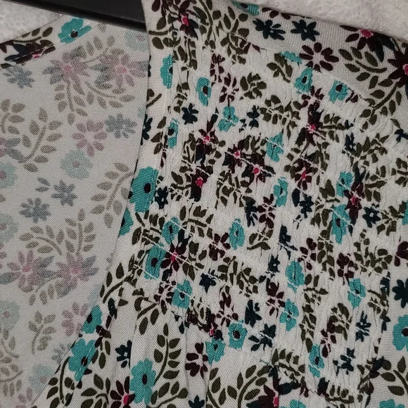 Sonoma XXL floral shirt top blouse NWOT - Picture 4 of 9